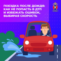 Поездка после дождя: как не попасть в ДТП и избежать ошибок, выбирая скорость! Поездка после дождя: как не попасть в ДТП и избежать ошибок, выбирая скорость!.